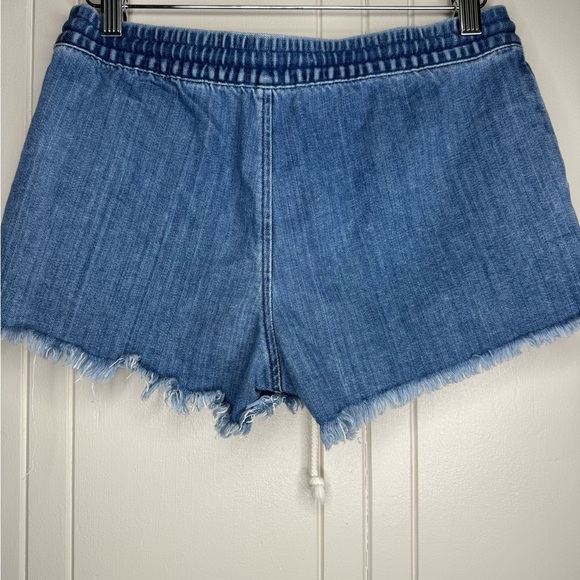 Aerie Blue Chambray Blue Shorts size XS - Picture 3 of 5